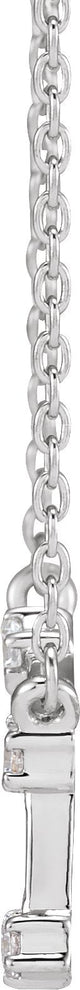 14K Gold Round Natural Diamond Constellation Zodiac Necklace - White Gold - view 2