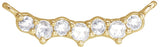 14K Gold Rose-Cut Scattered Necklace - Yellow Gold