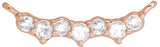 14K Gold Rose-Cut Scattered Necklace - Rose Gold