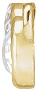 14K Gold Round Natural Diamond Rose-Cut Three-Stone Necklace - Yellow Gold - view 2
