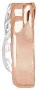 14K Gold Round Natural Diamond Rose-Cut Three-Stone Necklace - Rose Gold - view 2