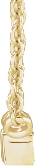 14K Gold Straight Baguette Natural Diamond Solitaire Channel-Set Necklace - Yellow Gold - view 2