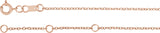 14K Gold Round Natural Diamond Angel Wing Bracelet - Rose Gold - view 3