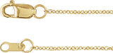14K Gold Round Natural Diamond Sideways Cross Bracelet – 2mm Stones - Yellow Gold - view 3