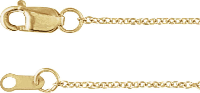 14K Gold Round Natural Diamond Sideways Cross Bracelet – 2mm Stones - Yellow Gold - view 3