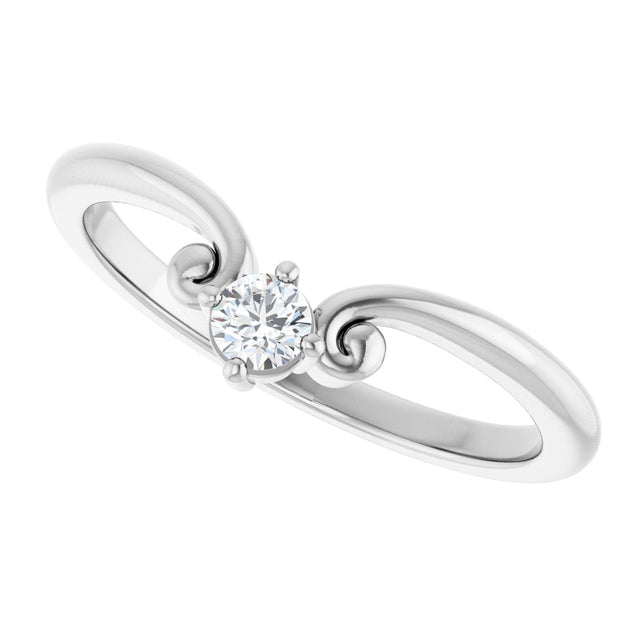 Platinum Marquise Lab-Grown Diamond Contour Band – 4x3mm - view 5