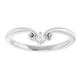 Platinum Marquise Lab-Grown Diamond Contour Band – 4x3mm - view 3