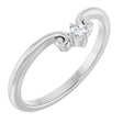 Platinum Marquise Lab-Grown Diamond Contour Band – 4x3mm