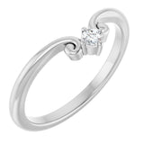 Platinum Marquise Lab-Grown Diamond Contour Band – 4x3mm