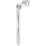 Platinum Round Lab-Grown Diamond Contour Band – 4x2.5mm - view 4