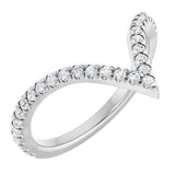 Platinum Round Natural Diamond Contour Band – 1.3-1.5mm Stones