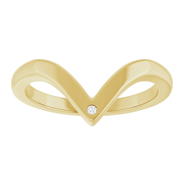 14K Gold Lab-Grown Diamond Contour Band – 1.2 mm Round - Yellow Gold - view 8