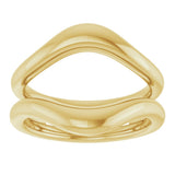 14K Gold Ring Guard II - Yellow Gold - view 3