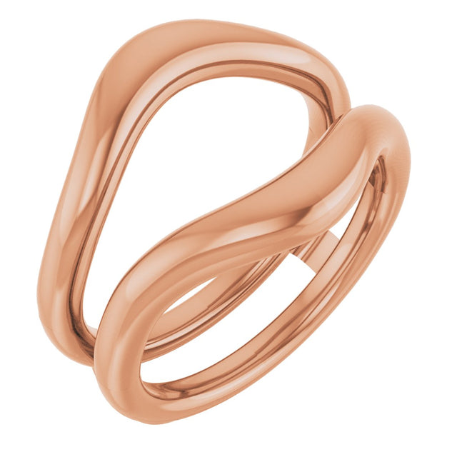 14K Gold Ring Guard II - Rose Gold