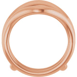 14K Gold Ring Guard II - Rose Gold - view 2