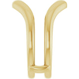 14K Gold Ring Guard II - Yellow Gold - view 4