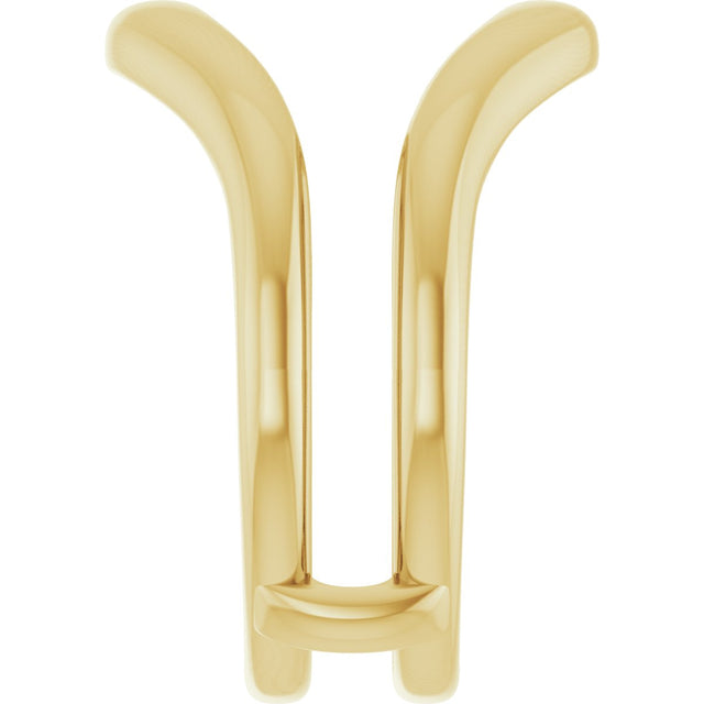14K Gold Ring Guard II - Yellow Gold - view 4
