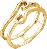 14K Gold Ring Guard - Yellow Gold