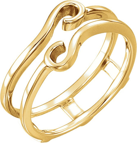 14K Gold Ring Guard - Yellow Gold