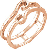 14K Gold Ring Guard - Rose Gold