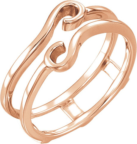 14K Gold Ring Guard - Rose Gold