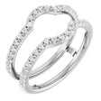 Platinum Lab-Grown Diamond Ring Guard