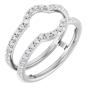 Platinum Lab-Grown Diamond Ring Guard