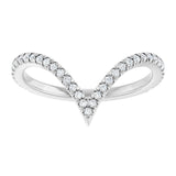 Platinum Round Natural Diamond Contour Band – 1.3-1.5mm Stones - view 3