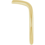 14K Gold Contour Band - Yellow Gold - view 4