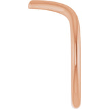 14K Gold Contour Band - Rose Gold - view 4