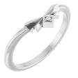 Platinum Round Natural Diamond Contour Band – 1.2mm Stones
