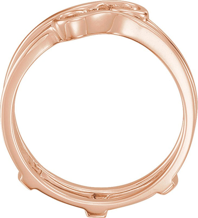 14K Gold Ring Guard - Rose Gold - view 2