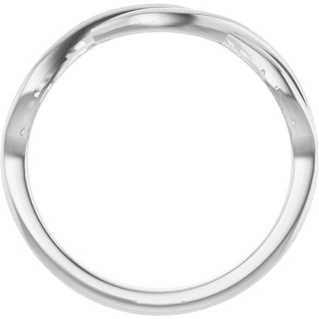 Platinum Twisted Ring - view 2
