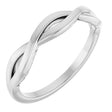 Platinum Twisted Ring