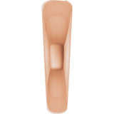 14K Gold Pierced Heart Ring - Rose Gold - view 9