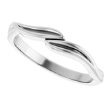 14K Gold Stackable Ring II - White Gold - view 5