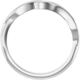 14K Gold Stackable Ring II - White Gold - view 2