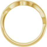 14K Gold Stackable Ring II - Yellow Gold - view 2
