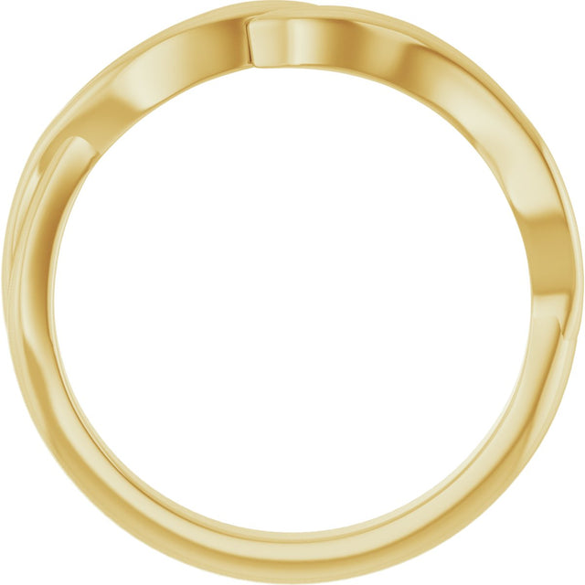 14K Gold Stackable Ring II - Yellow Gold - view 2