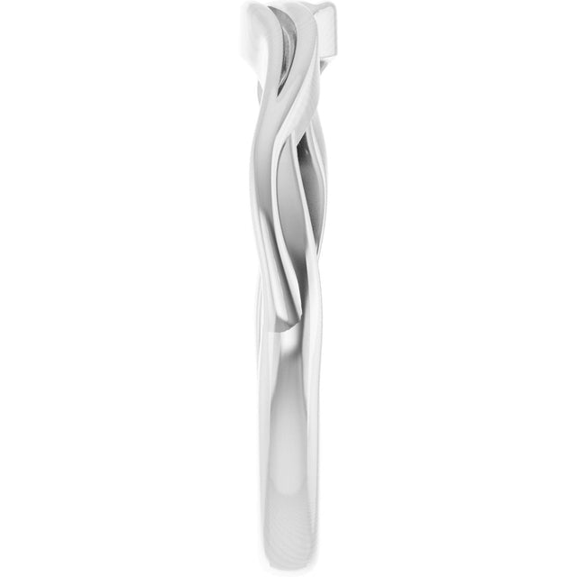14K Gold Stackable Ring II - White Gold - view 4