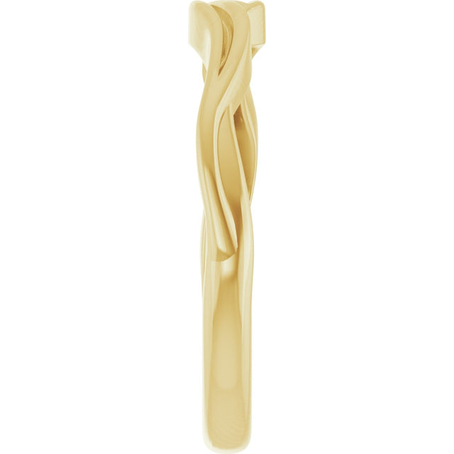 14K Gold Stackable Ring II - Yellow Gold - view 4