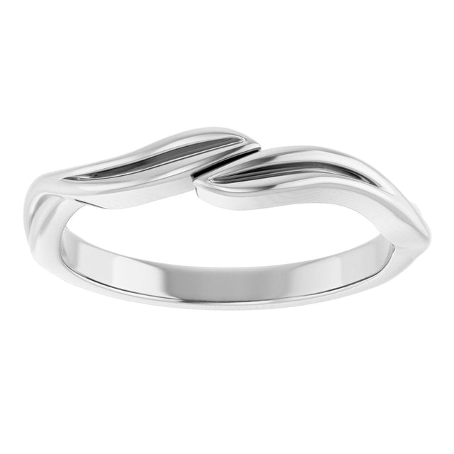 14K Gold Stackable Ring II - White Gold - view 3