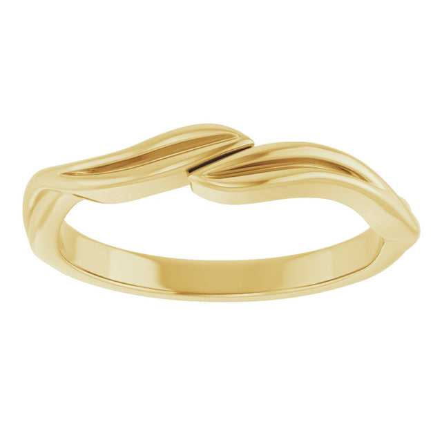 14K Gold Stackable Ring II - Yellow Gold - view 3
