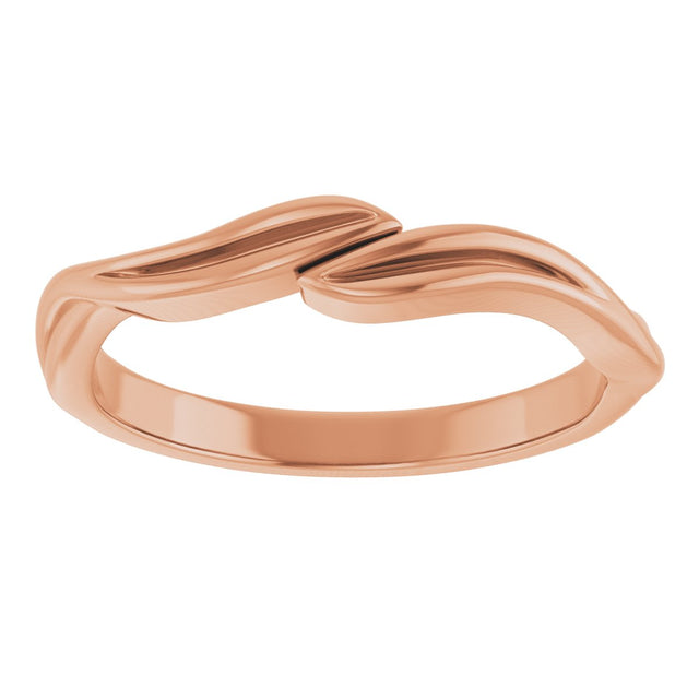 14K Gold Stackable Ring II - Rose Gold - view 3