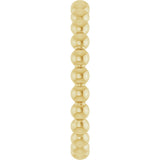 14K Gold Stackable Bead Ring - Yellow Gold - view 4