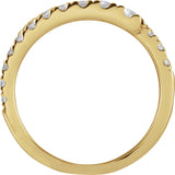 14K Gold Round Lab-Grown Diamond Bypass Ring – 9/10 CTW - Yellow Gold - view 6