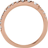 14K Gold Round Lab-Grown Diamond Bypass Ring – 9/10 CTW - Rose Gold - view 7