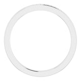 14K Gold Stackable Bead Ring II - White Gold - view 2