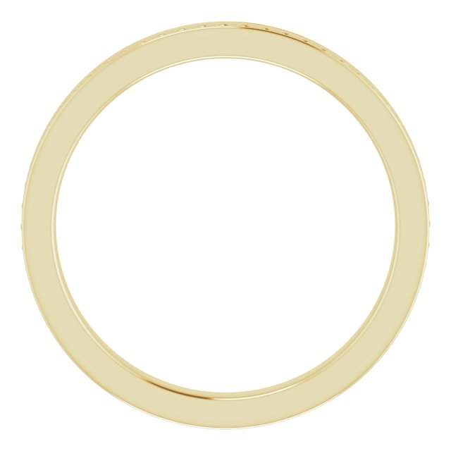 14K Gold Stackable Bead Ring II - Yellow Gold - view 2