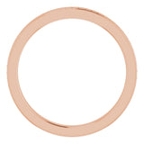 14K Gold Stackable Bead Ring II - Rose Gold - view 2